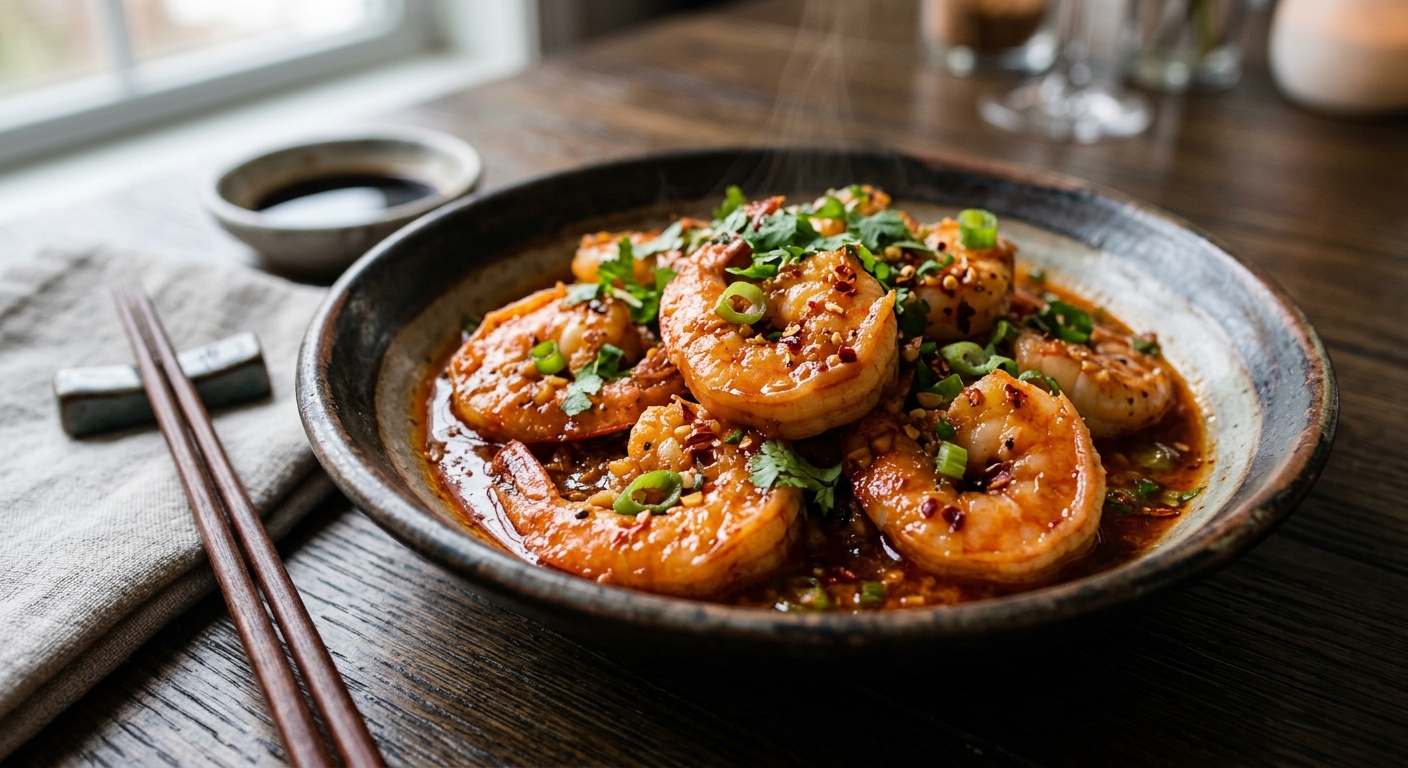 Shrimp w. Garlic Sauce