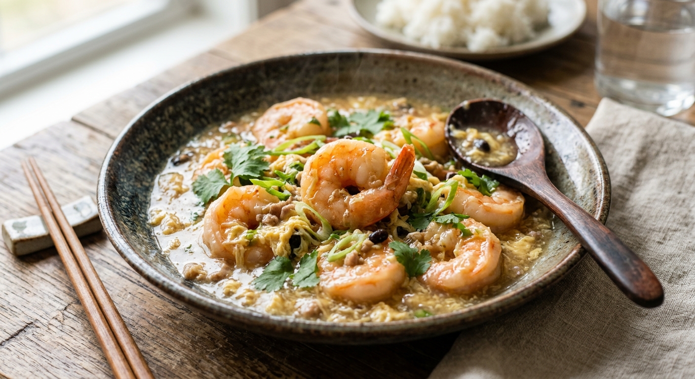 Shrimp w. Lobster Sauce