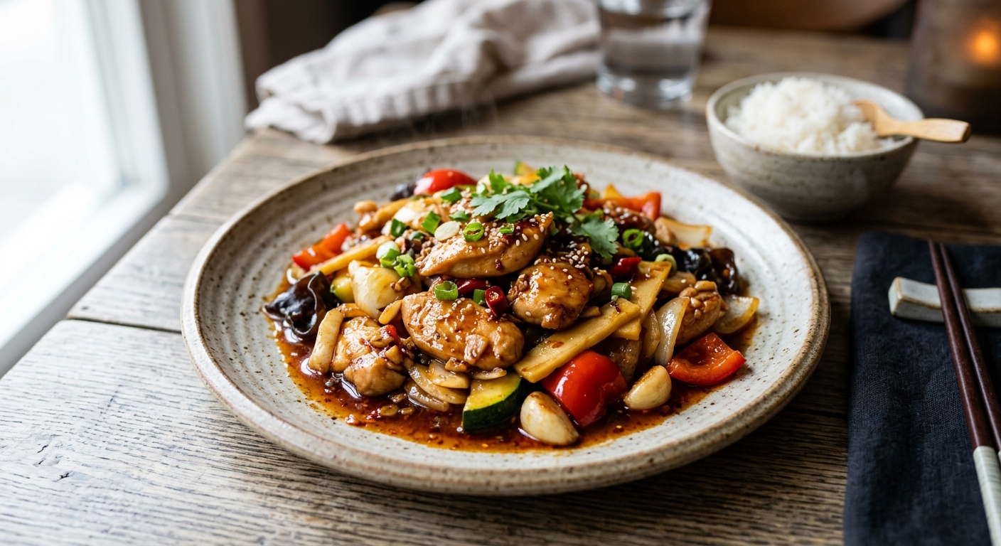 Chicken w. Garlic Sauce
